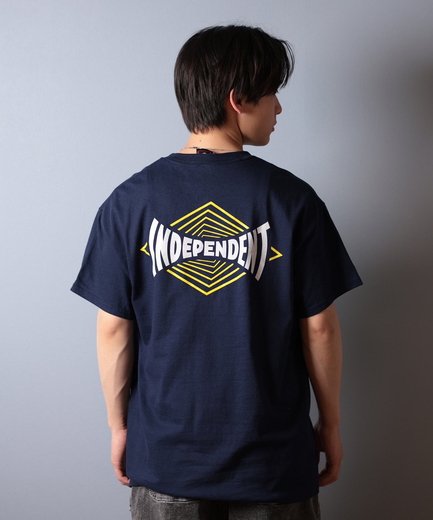 INDEPENDENT インディペンデント 半袖 Tシャツ メンズ バックプリント
