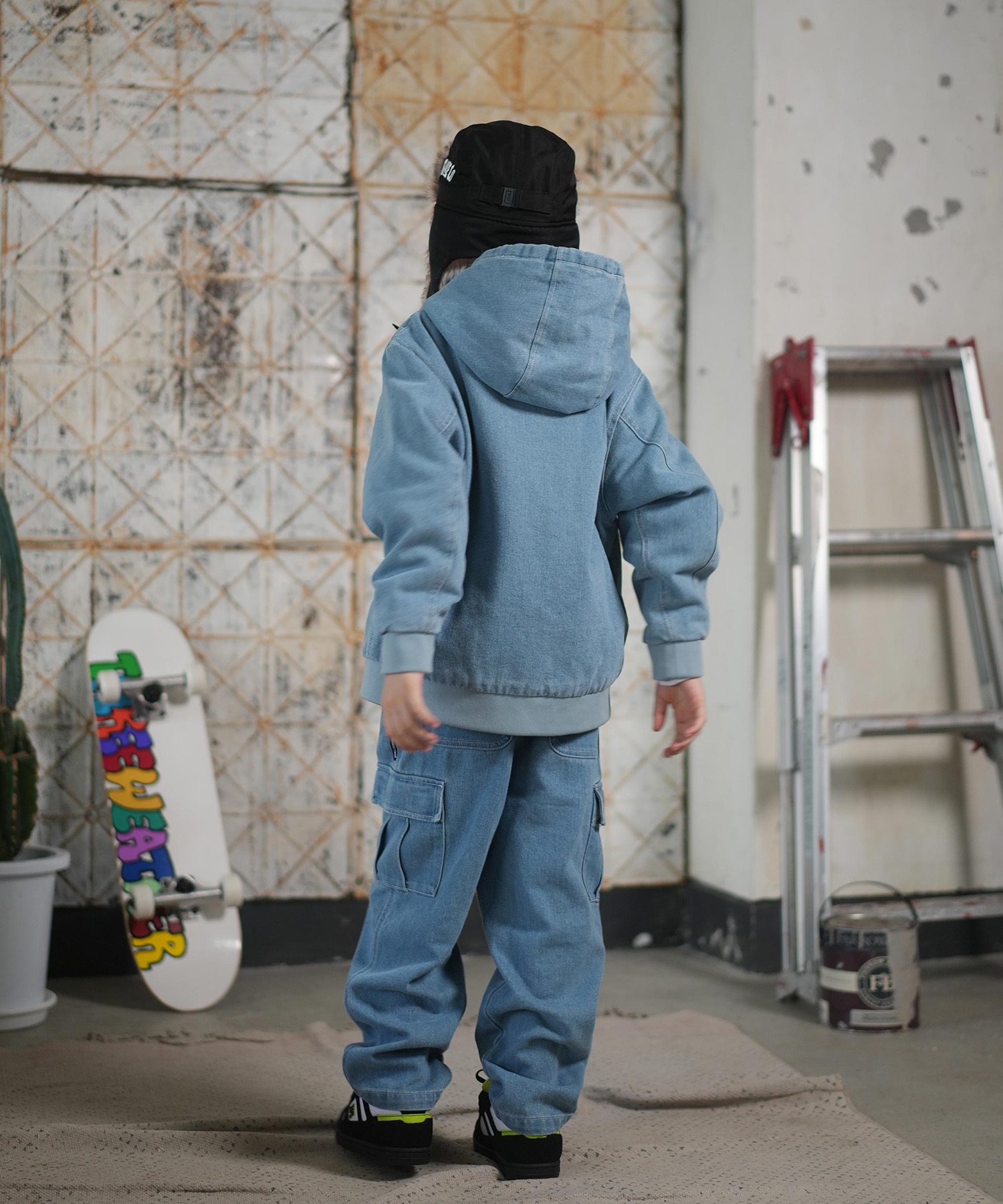 DC ディーシー アウター キッズ ジュニア 子供 ジャケット デニム生地