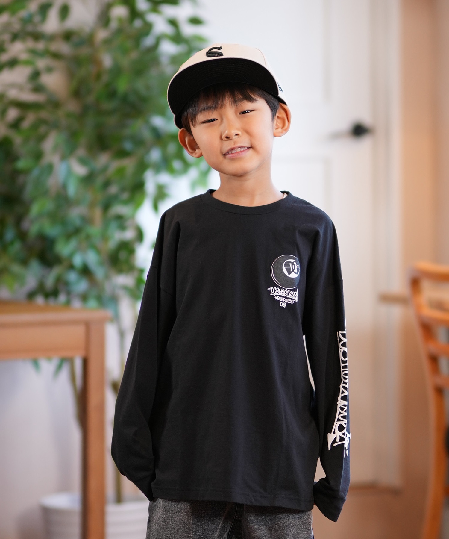 DC ディーシー 長袖 Tシャツ キッズ ロンT バックプリント YLS251531