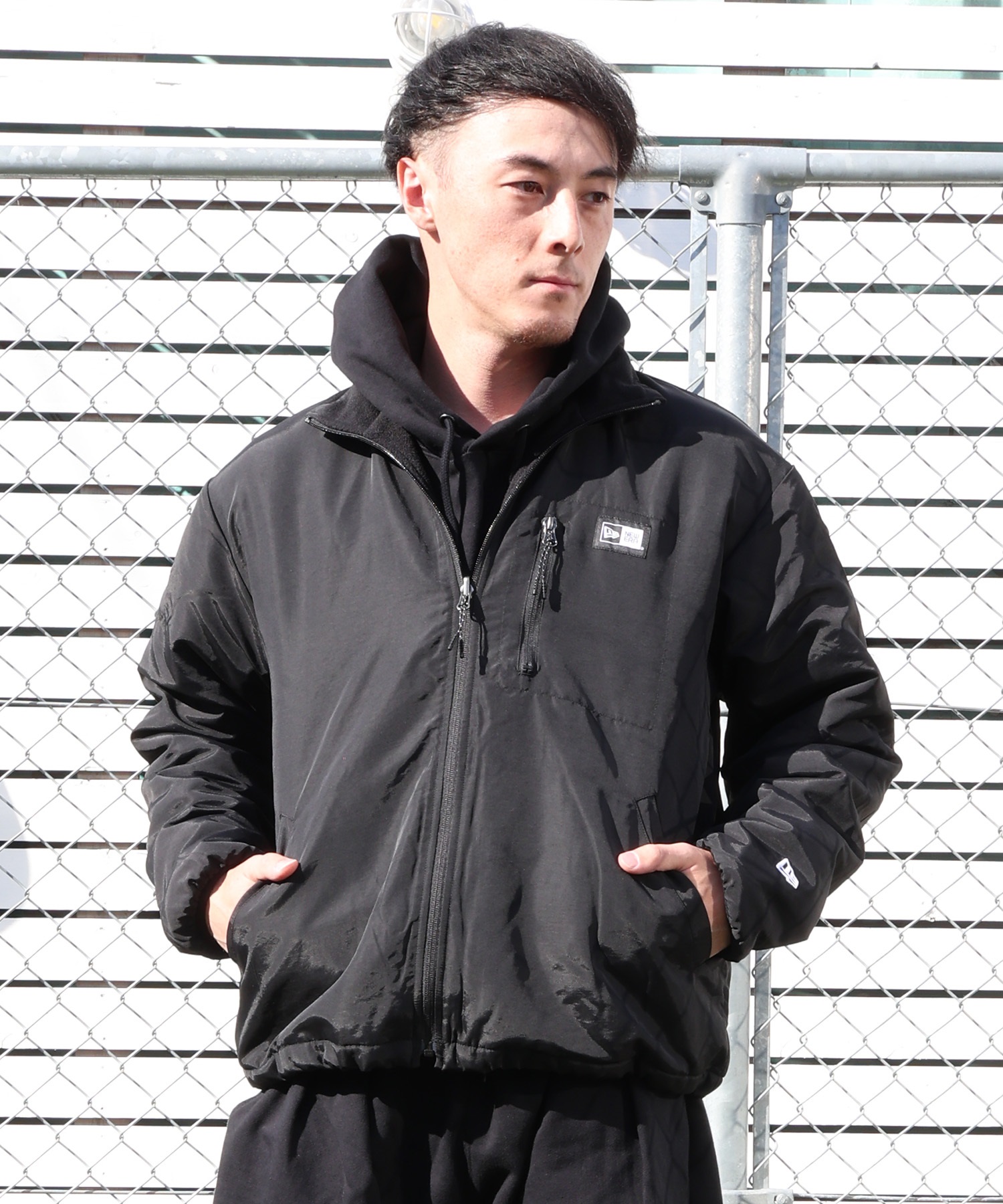 NEW ERA ニューエラ アウター メンズ リバーシブル ジャケット FLEECE