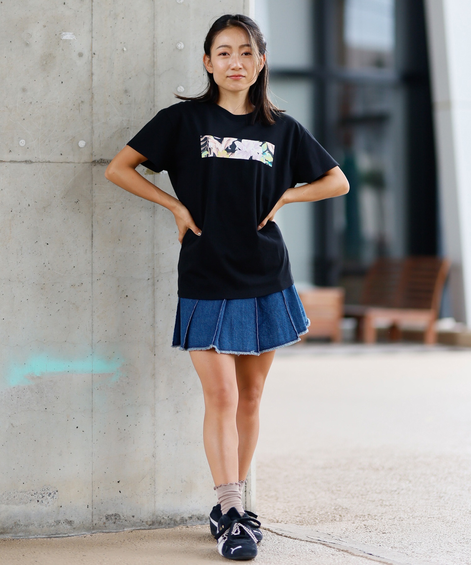 BILLABONG ビラボン 半袖 Tシャツ レディース フロントプリント