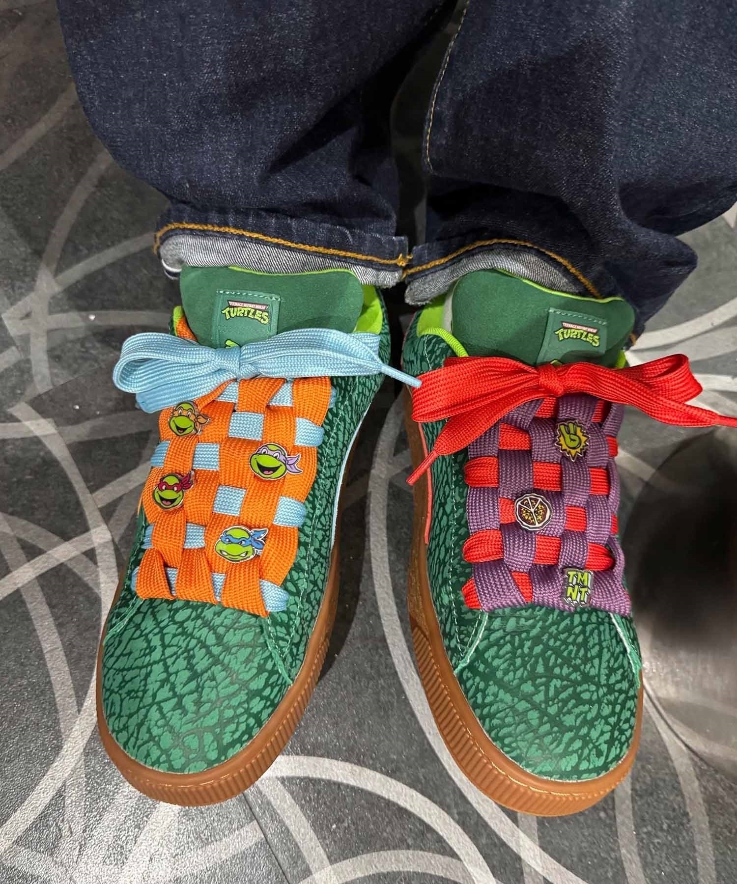 タートルズコラボ】PUMA プーマ スニーカー メンズ TURTLES タートルズ