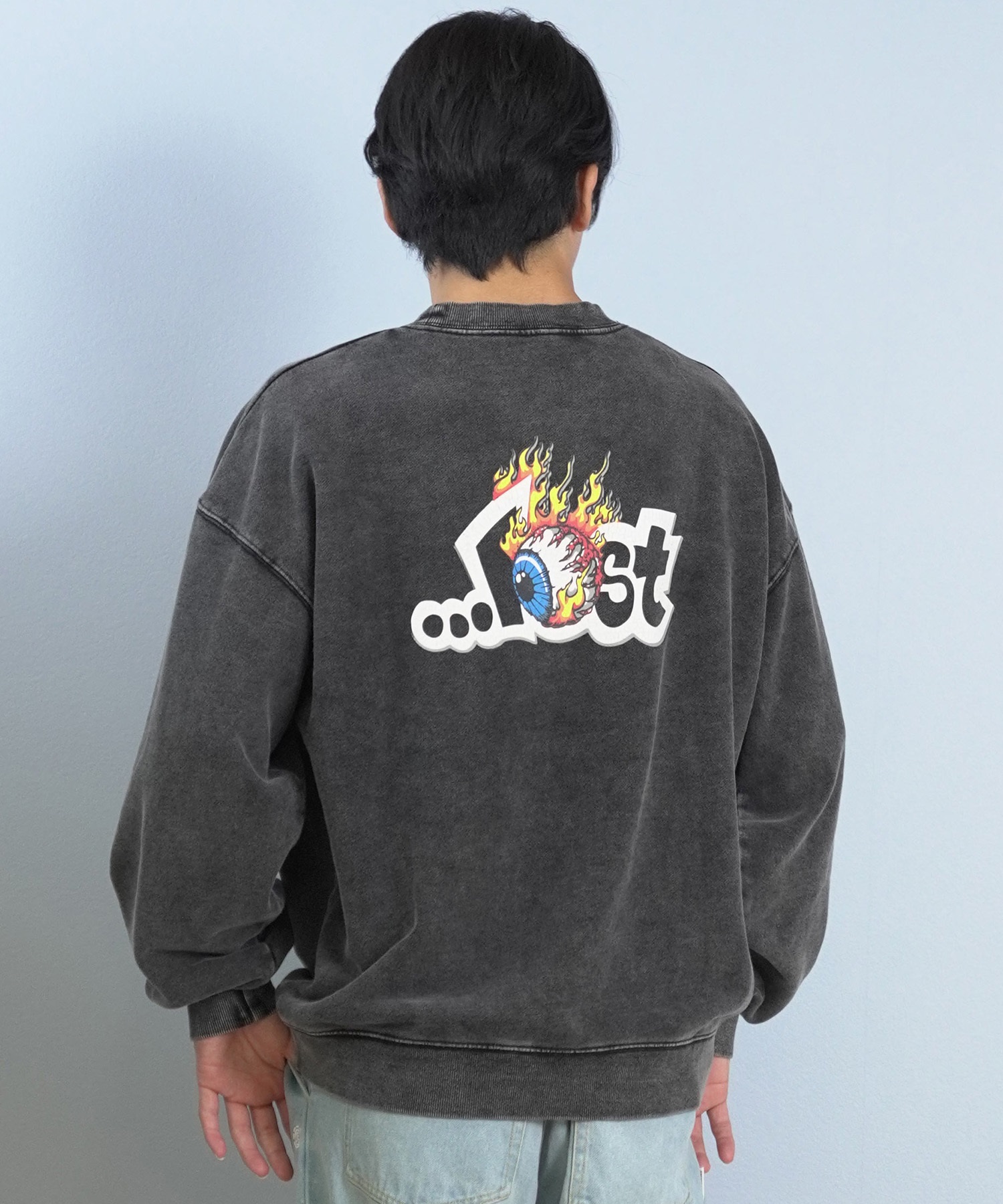 LOST ロスト トレーナー スウェット メンズ クルーネック バック