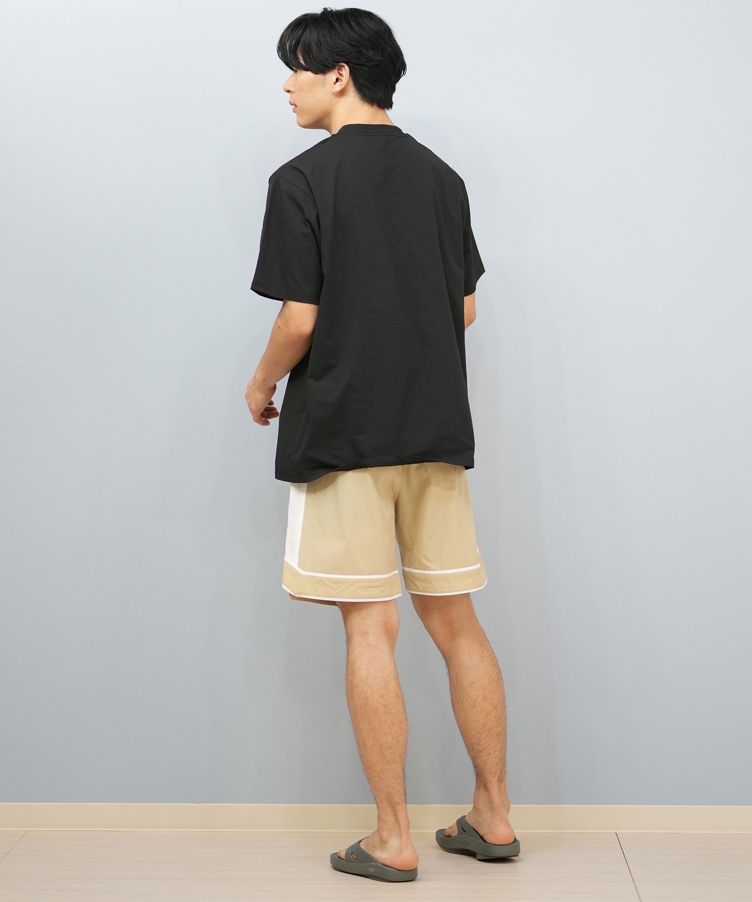 LOST ロスト 水着 ラッシュガード 半袖 Tシャツ メンズ フォトT 水陸