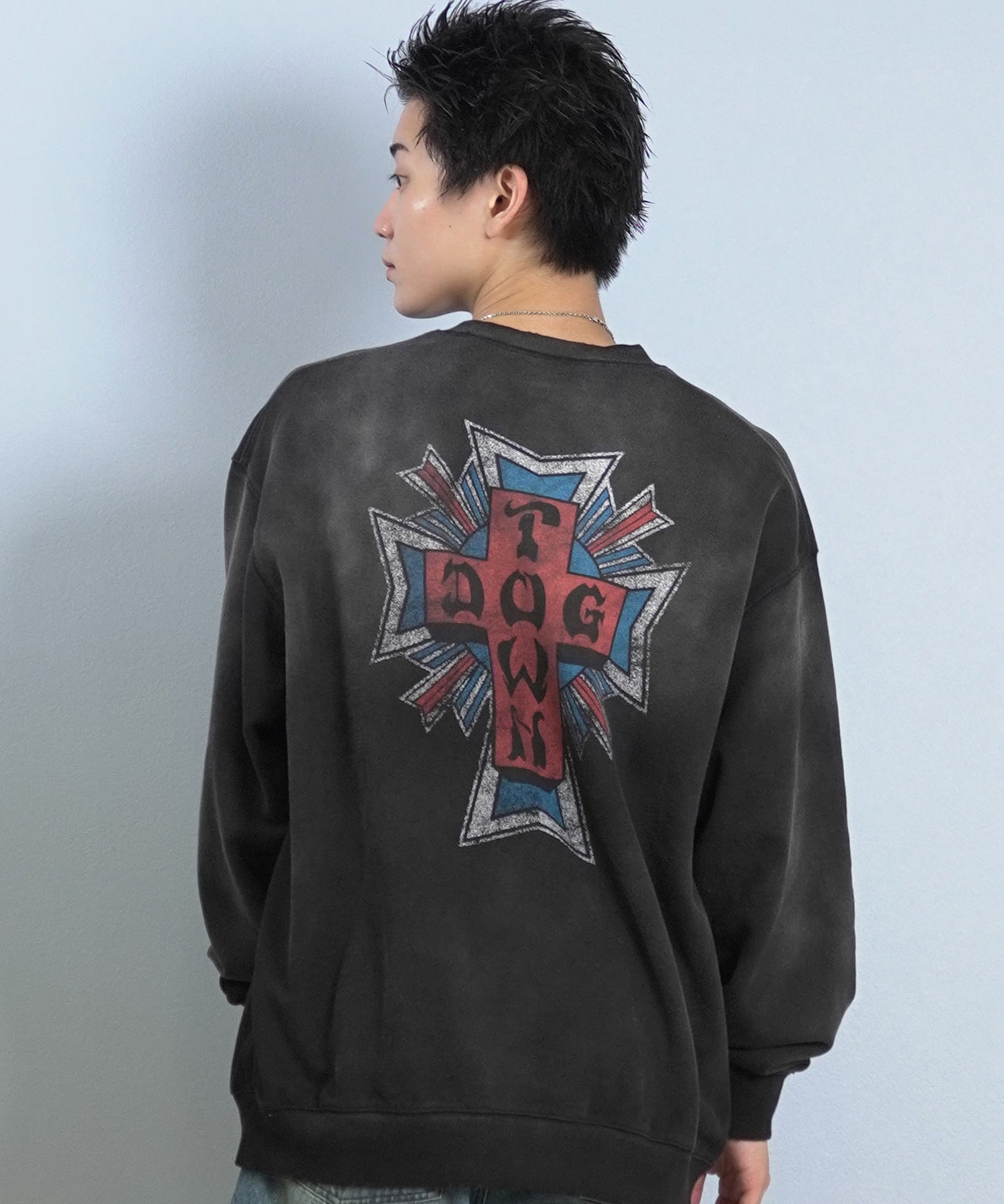 DOGTOWN ドッグタウン トレーナー スウェット メンズ バックプリント