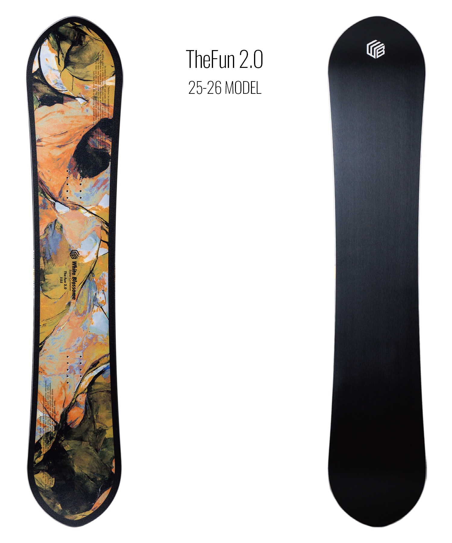 White Blossome ホワイトブロッサム ザ ファン 2.0 スノーボード 板
