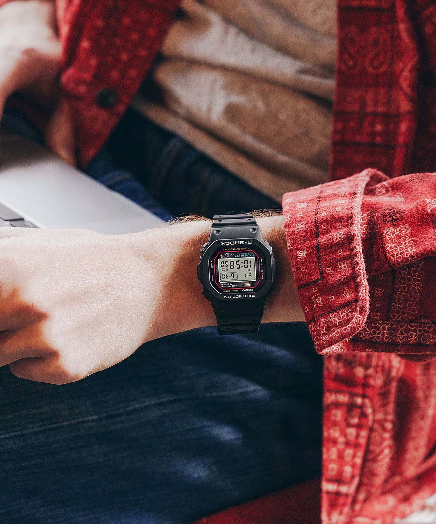 G-SHOCK ジーショック 腕時計 初代G-SHOCK 復刻モデル DW-5000R-1AJF