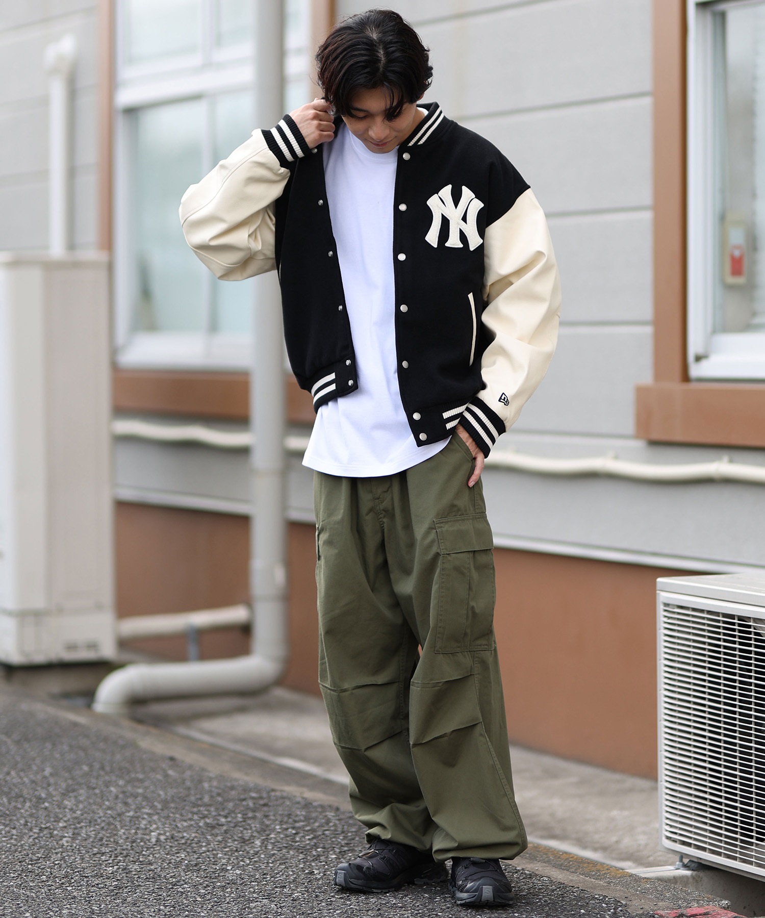 NEW ERA ニューエラ アウター スタジャン メンズ MLB ヴァーシティ