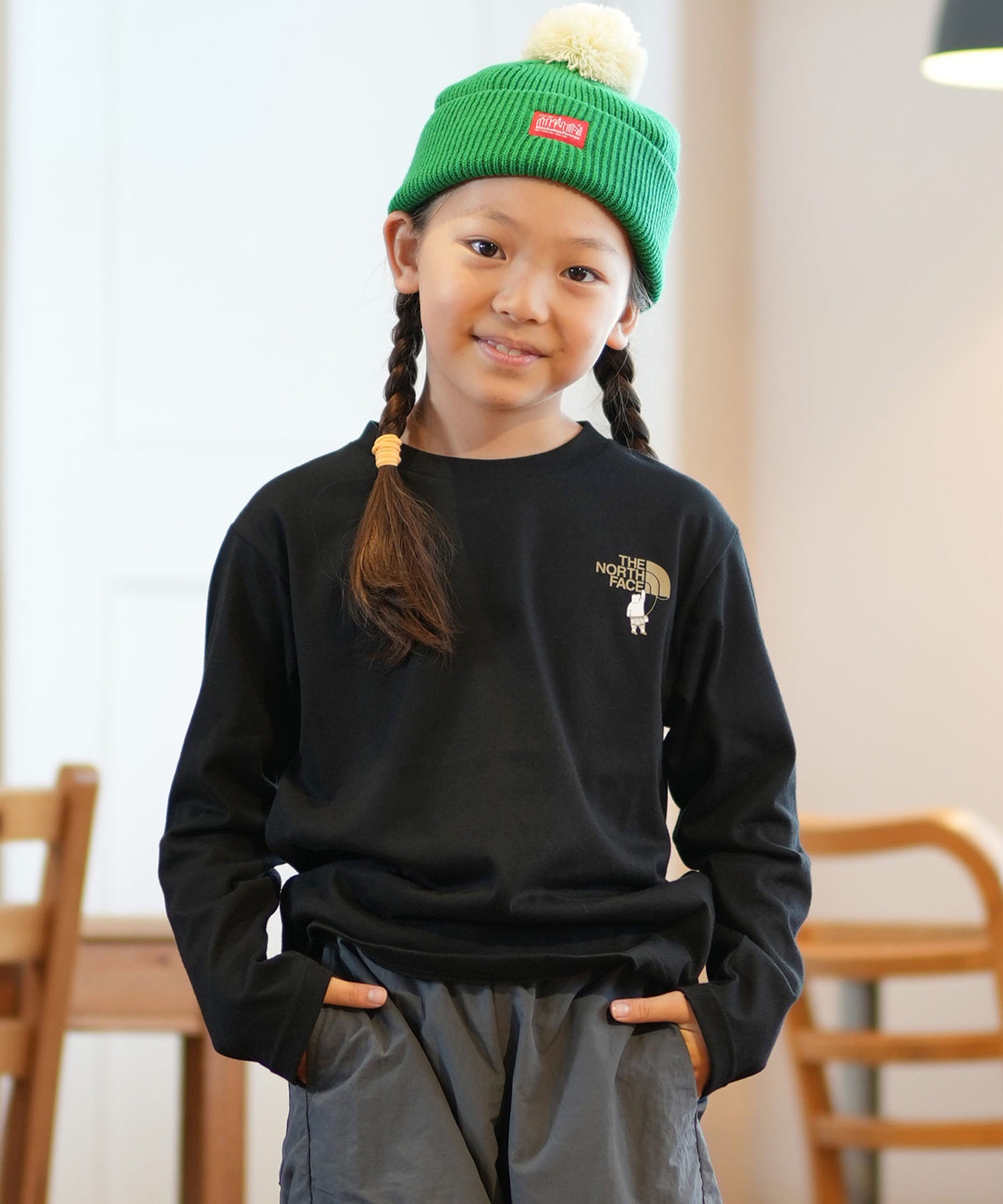 THE NORTH FACE ザ・ノース・フェイス 長袖 Tシャツ キッズ ロンT シレ