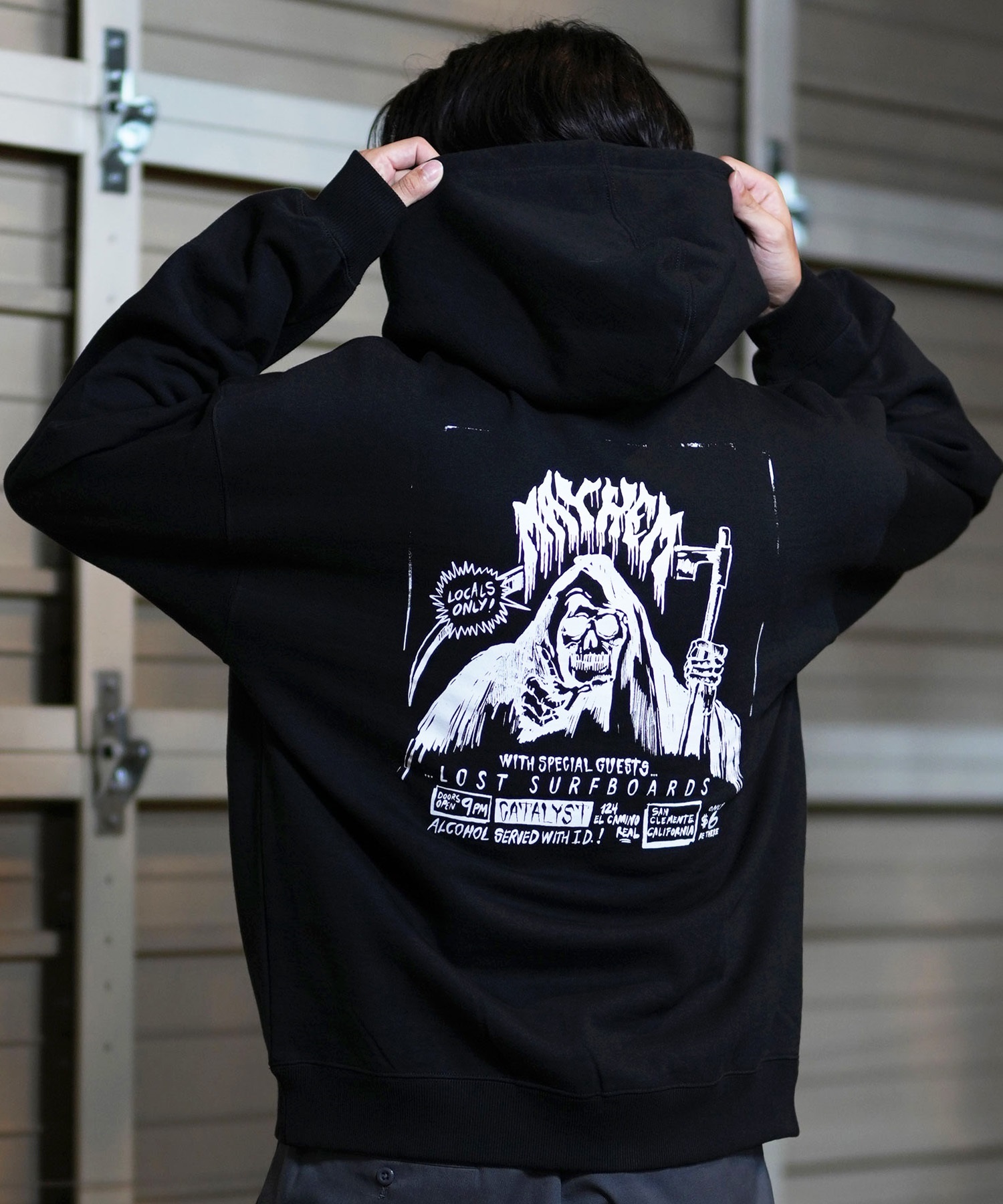 LOST CORNER ロストコーナー ブラックパーカー Lサイズ LOST CORNER