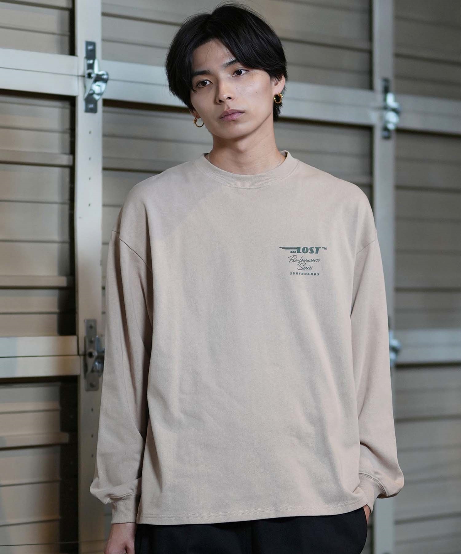 lost ロスト 長袖 Tシャツ メンズ ロンT バックプリント オーバー