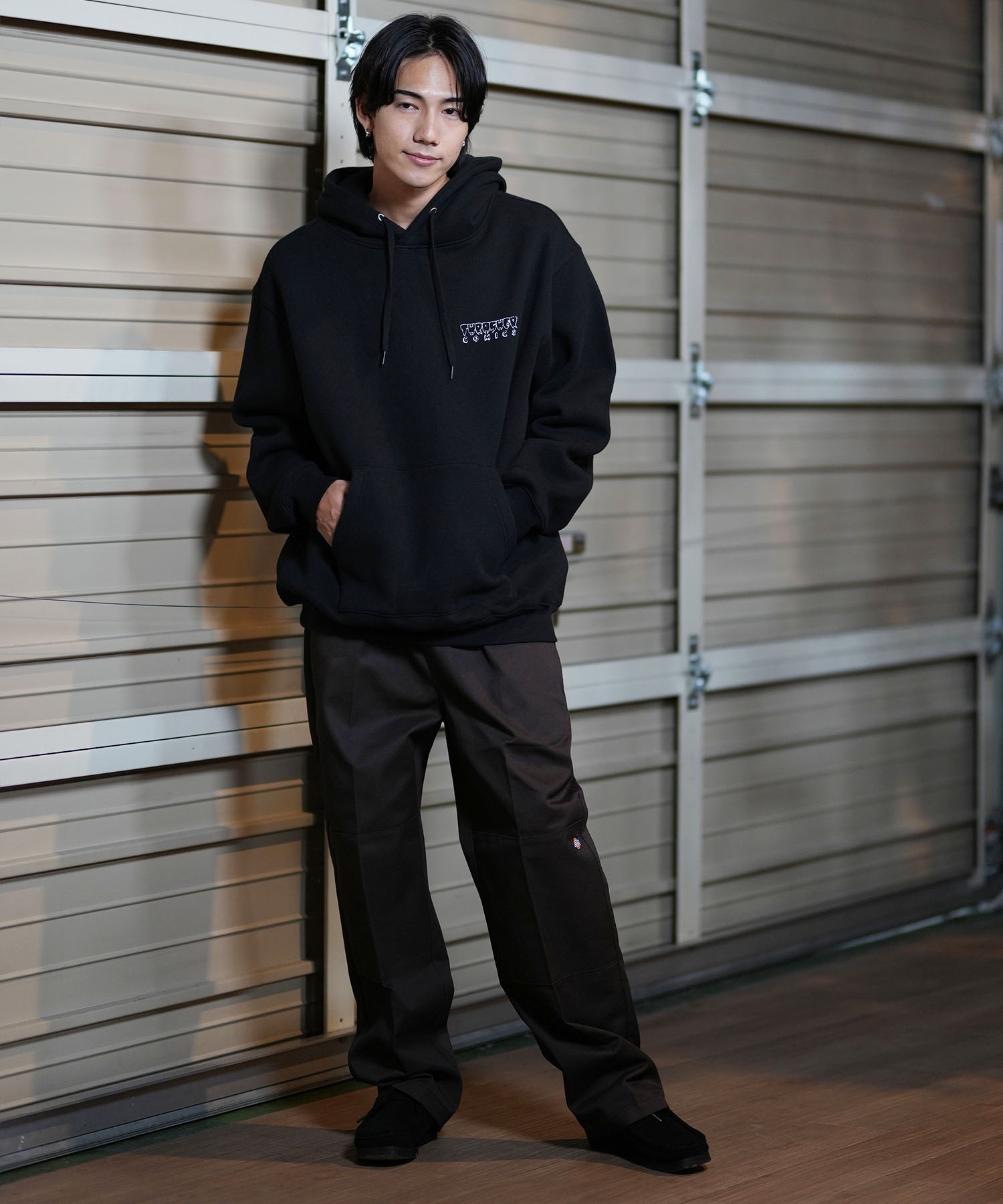 THRASHER スラッシャー パーカー メンズ THRASHERコミックPTパーカー