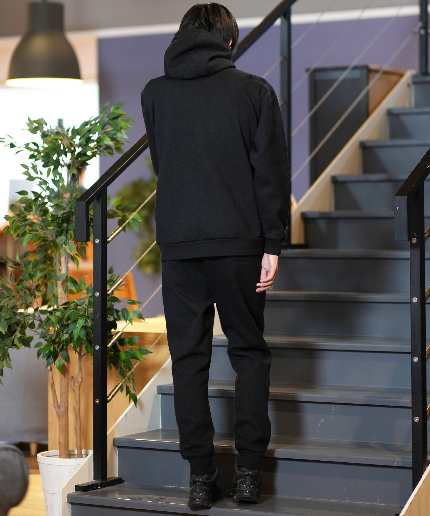 AUST オースト メンズ パーカー ボンディングZIPパーカー ジップアップ