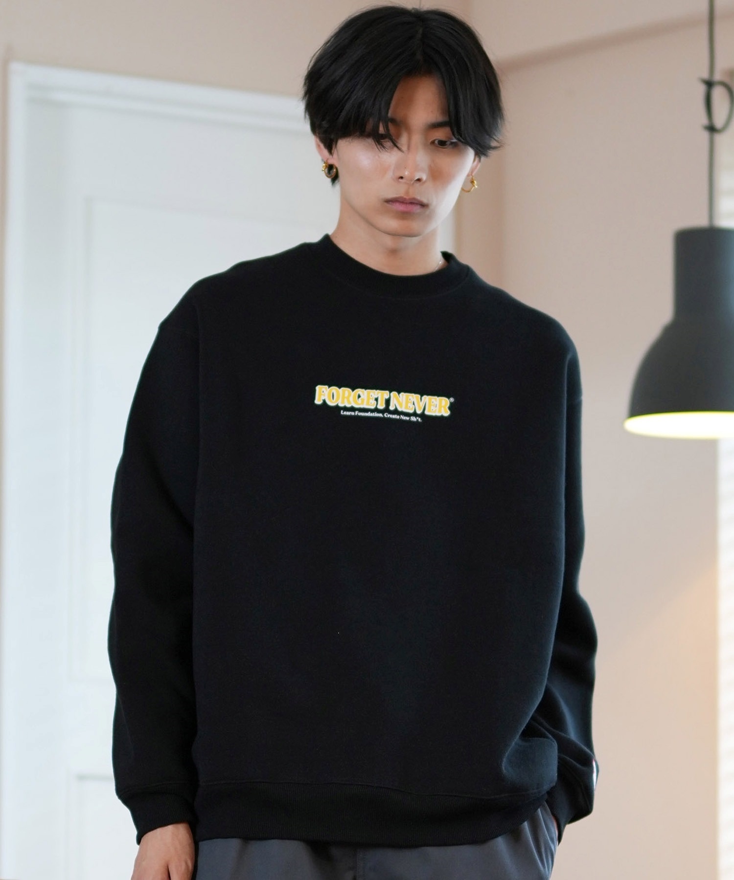 FORGET NEVER フォーゲットネバー メンズ トレーナー スウェット
