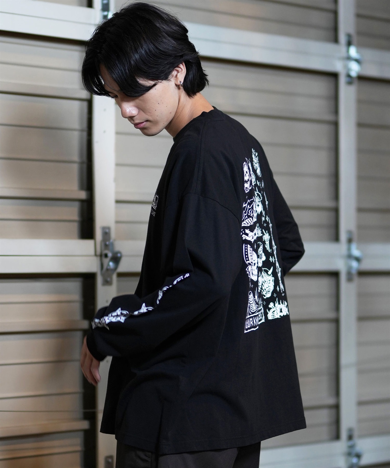 LURKING CLASS ラーキングクラス 長袖 Tシャツ メンズ ロンT バック