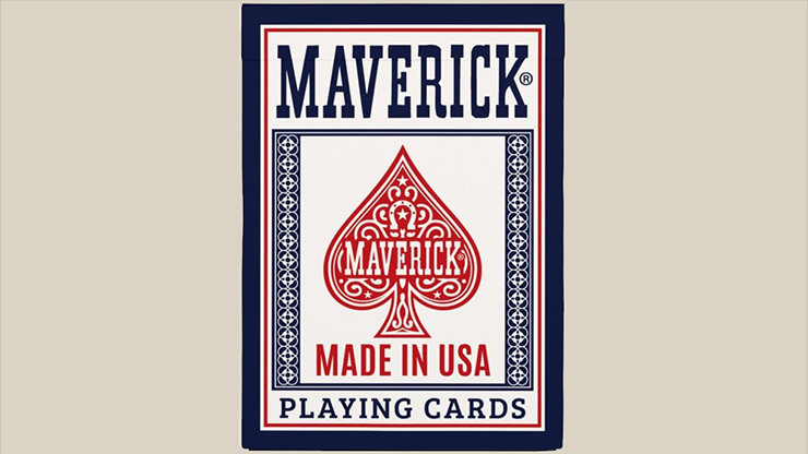 Maverick Made in the USA (Blue) Playing Cards - Murphy's Magic