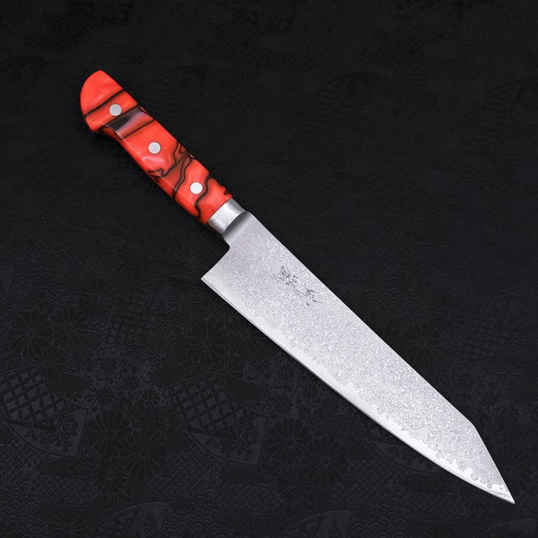 67層鏡面ダマスカス刀型切付ペティナイフ 170mm モダンビジュアル