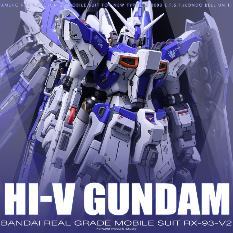 Fortune Meow's 1/144 RX-93-v2 Hi-v Gundam Conversion Kit
