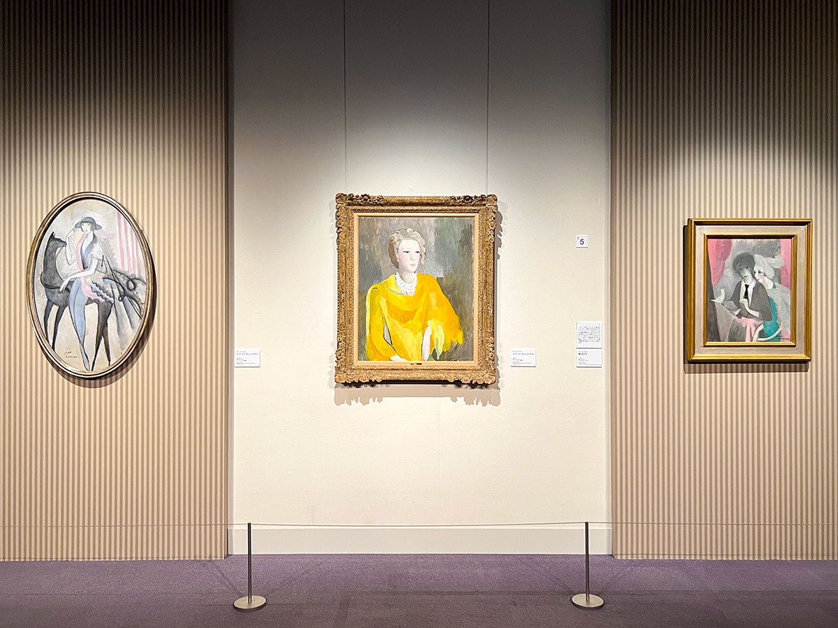 絵画 ローランサン 雅やかな宴 パリの女神 絵画 ローランサン 雅やかな