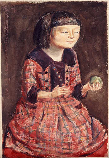 限定品】岸田劉生 麗子像 リトグラフ 希少番号入り 限定品】岸田劉生