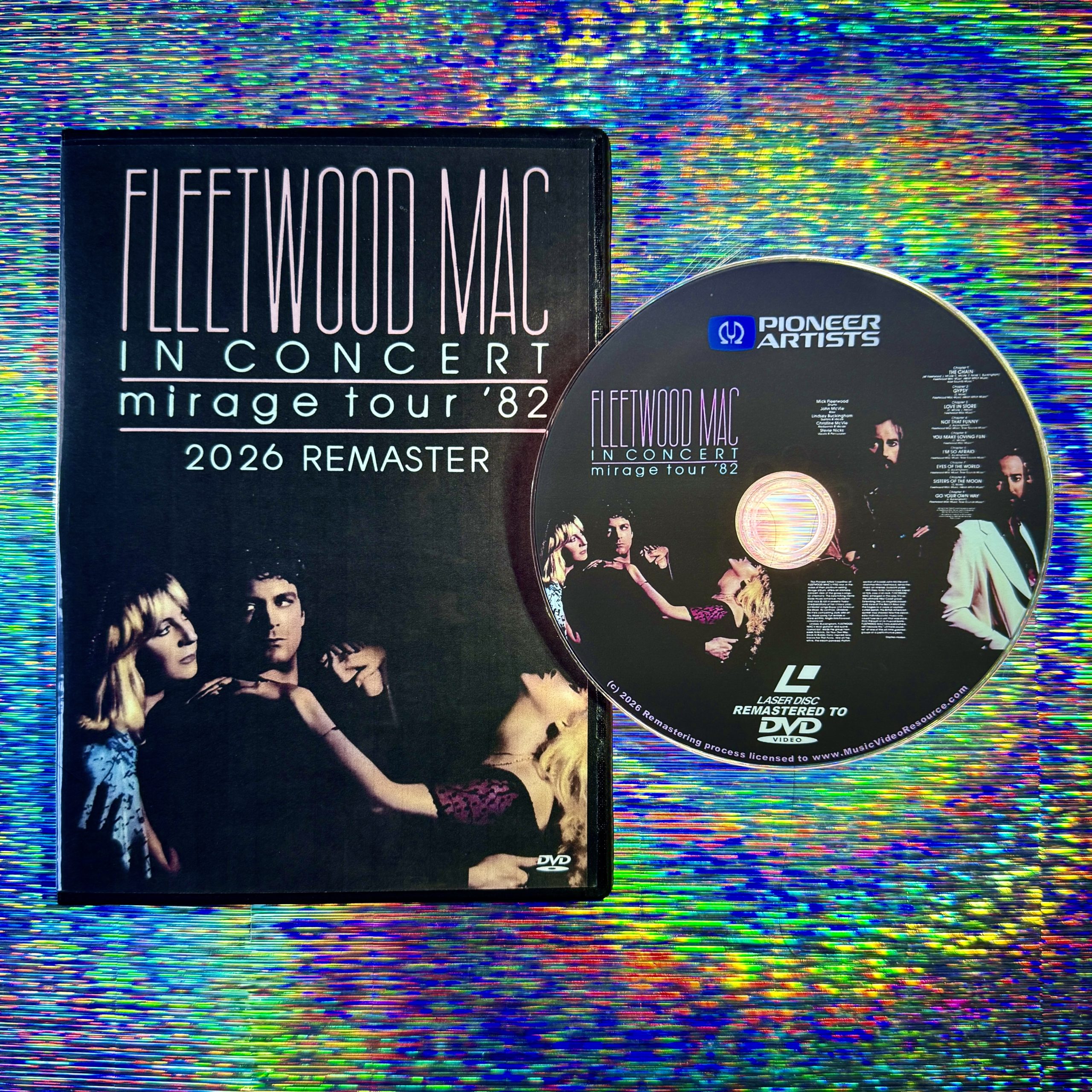 FLEETWOOD MAC LIVE IN CONCERT mirage tour '82 DVD (1982) (2026