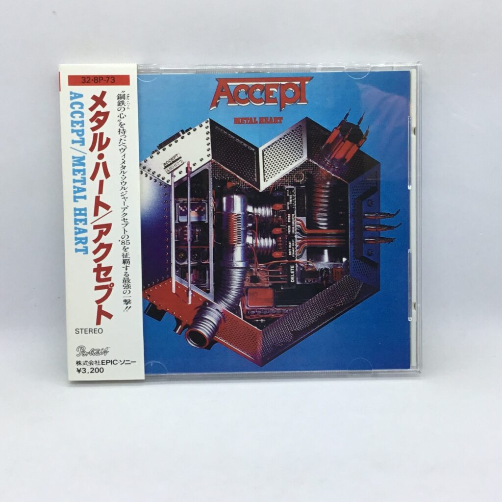 CD】アクセプト / メタル・ハート (32・8P-73) 箱帯(美品)