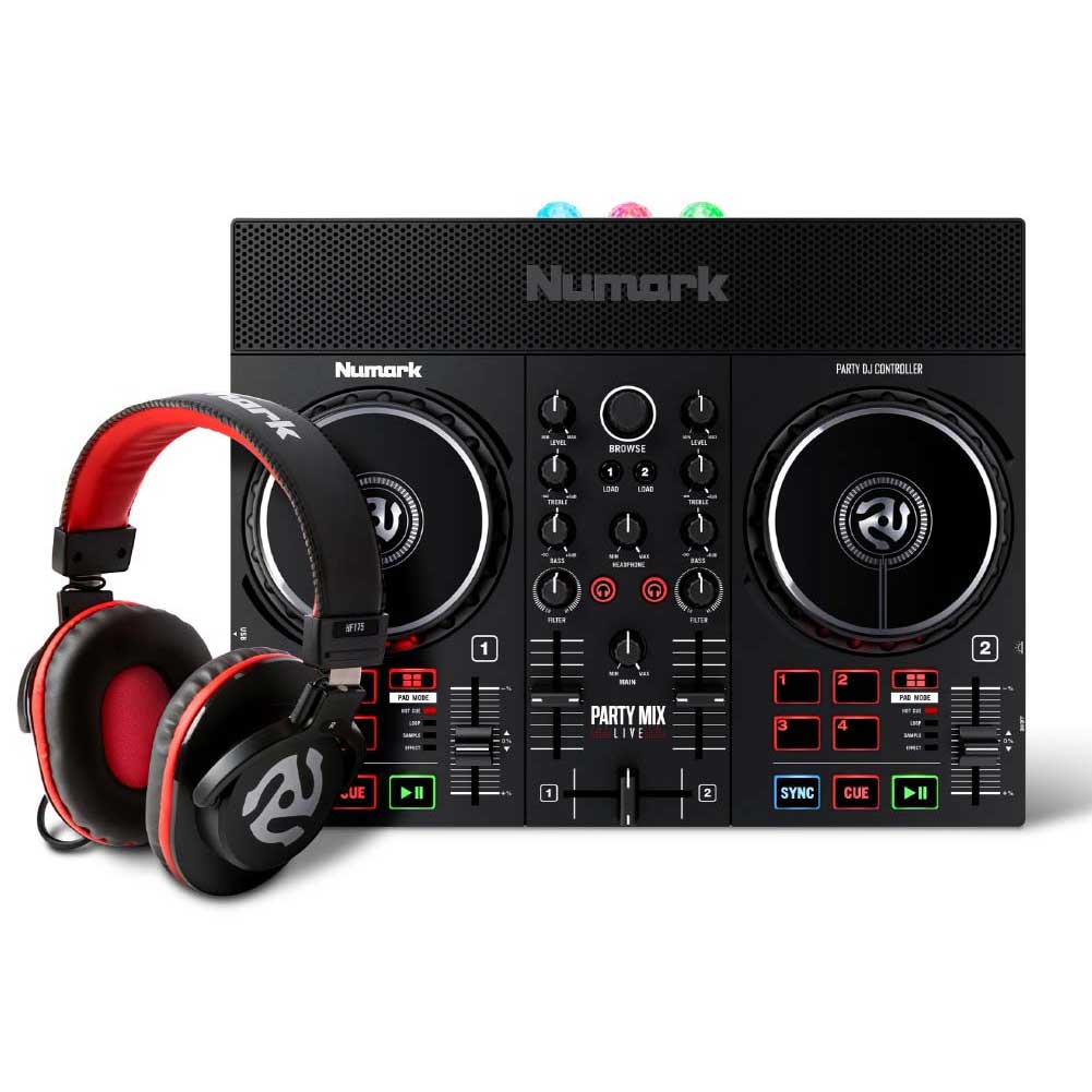 Numark Party Mix Live DJ Controller with Built-In Light Show