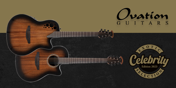 Ovation Guitars introduces the 2023 Celebrity Blackwood Limited