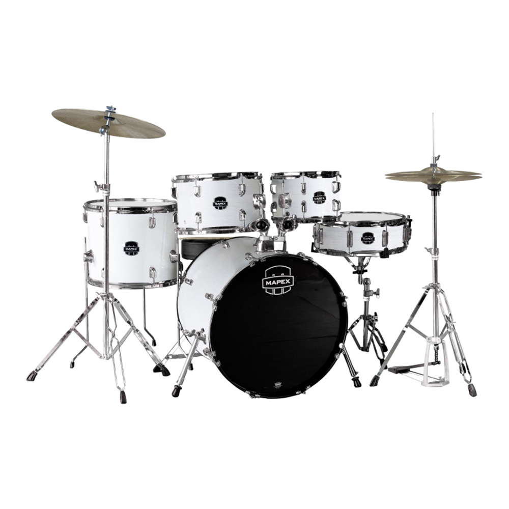MAPEX Comet Drum Set CM5294FTCFH (White Thin Grain)｜ミュージック