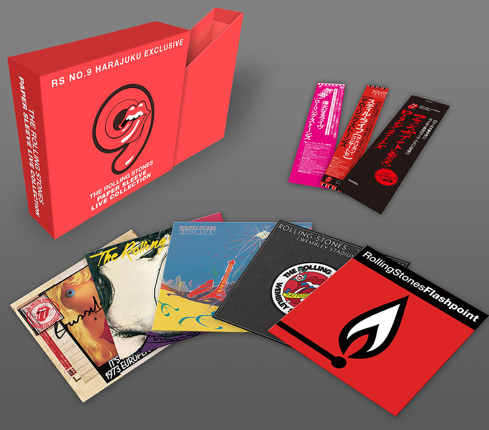 ローリング・ストーンズ日本独自企画、ライヴ盤5作の紙ジャケCD