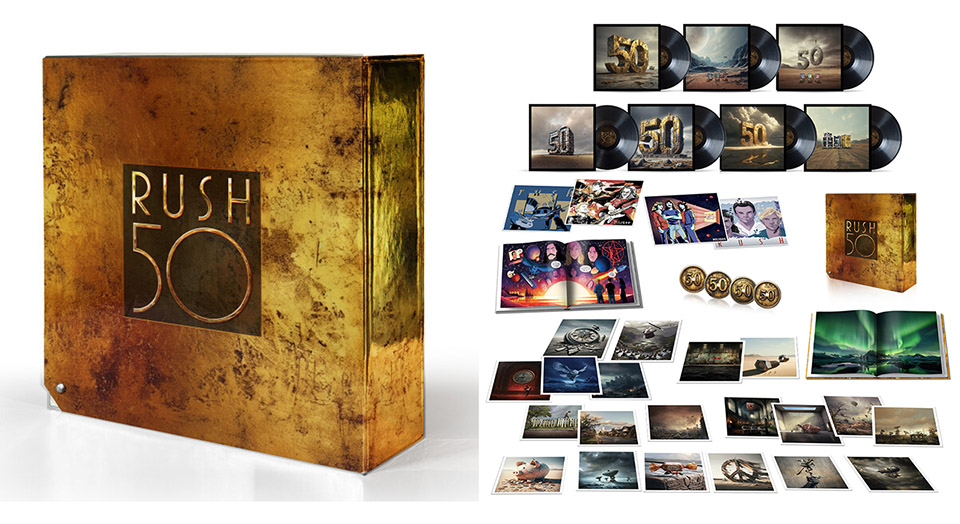 ラッシュの全キャリアを網羅したアンソロジー・ボックスセット『Rush