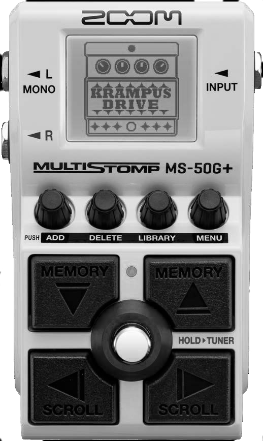 ZOOM MultiStompシリーズ ギター用マルチエフェクターMS-50G+ MULTI