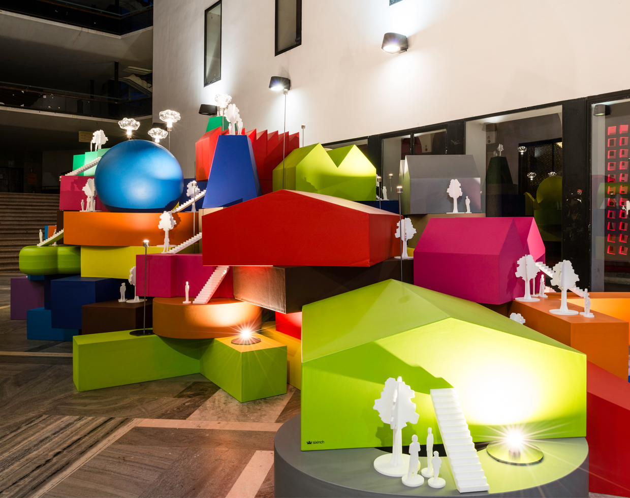 MVRDV - Vertical Village Sculpture at the Salone 2014, Milan