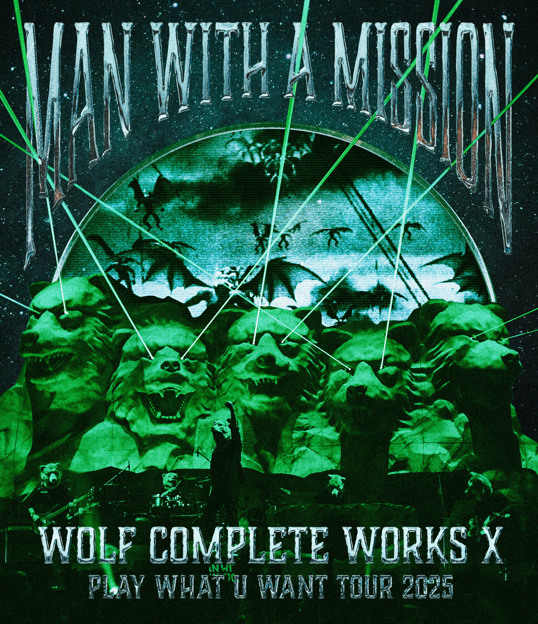 MAN WITH A MISSION最新ライブ映像が7月29日(火)発売決定＆発売日当日