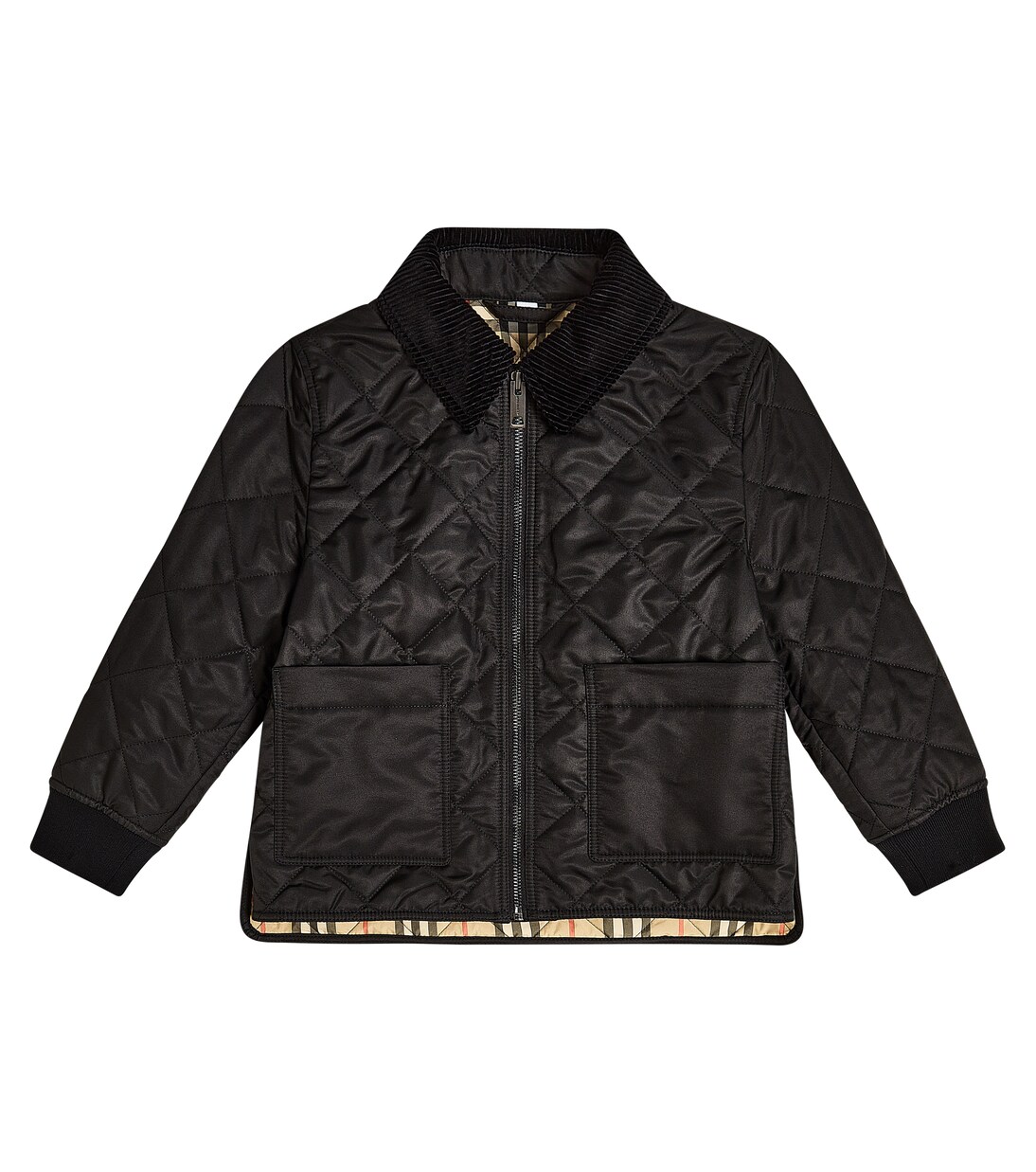 Quilted jacket in black - Burberry Kids | Mytheresa