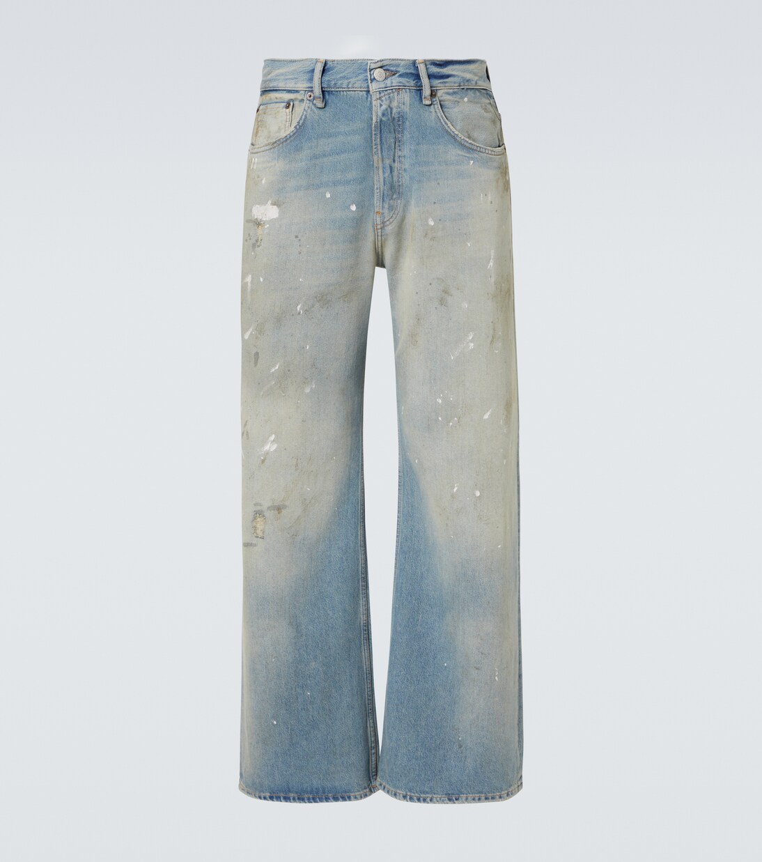 2021M distressed wide-leg jeans in blue - Acne Studios | Mytheresa