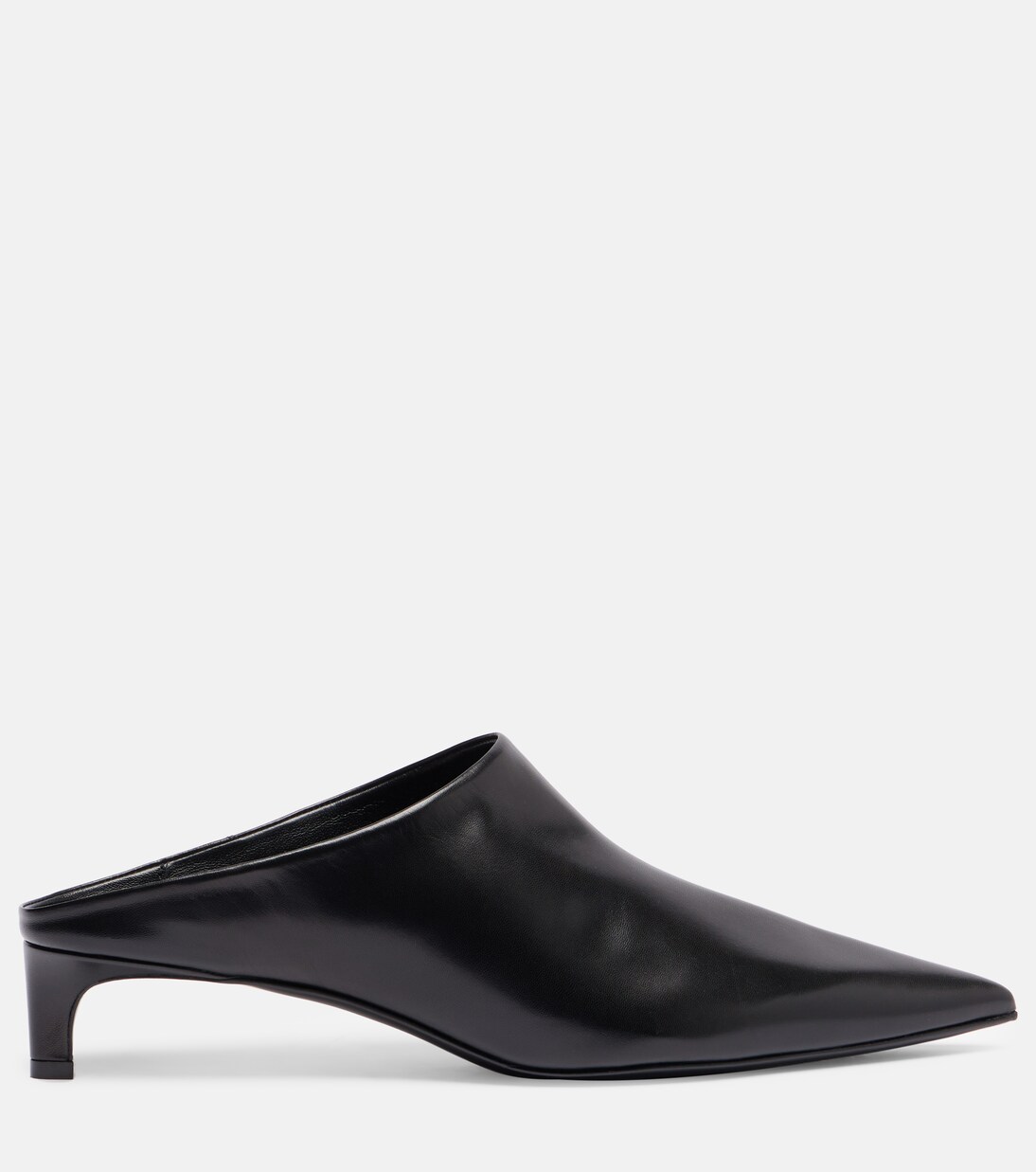 Leather mules in black - Jil Sander | Mytheresa