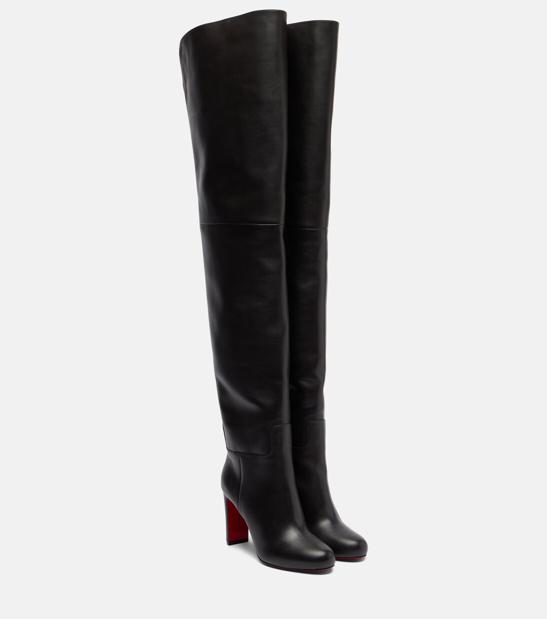 Loo 85 leather over-the-knee boots in black - Christian Louboutin