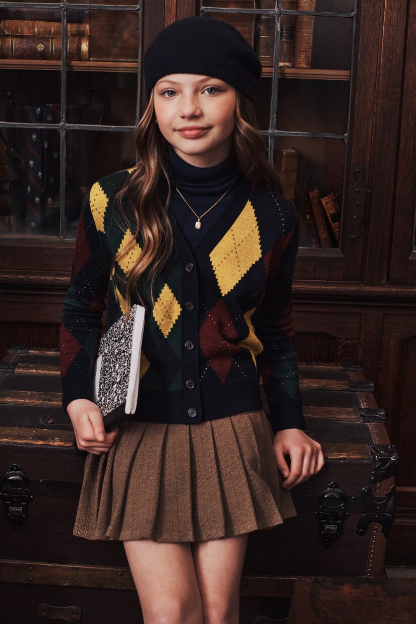 Argyle wool cardigan in multicoloured - Polo Ralph Lauren Kids