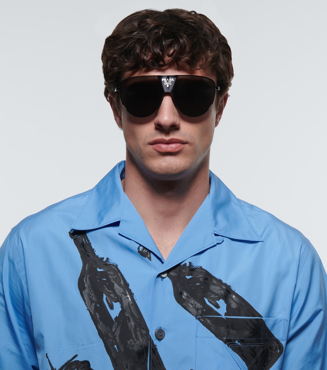 Aviator sunglasses in metallic - Prada | Mytheresa