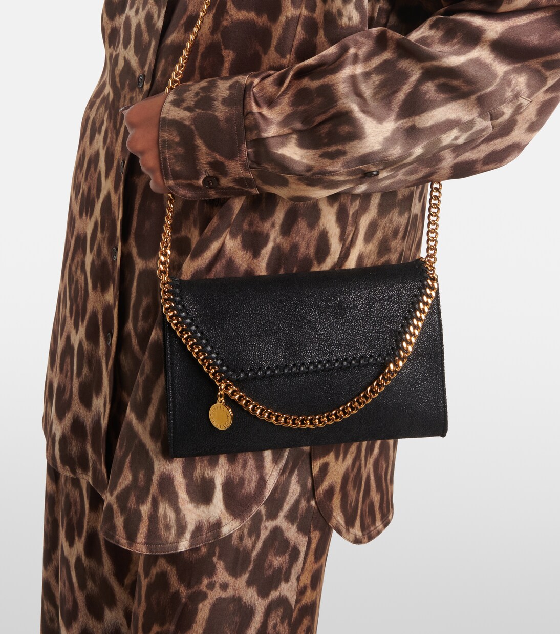Falabella Mini crossbody bag in black - Stella Mc Cartney | Mytheresa