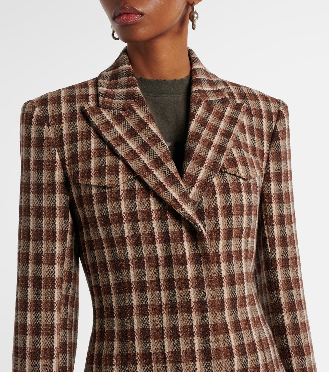 Single-breasted coat in multicoloured - Acne Studios | Mytheresa