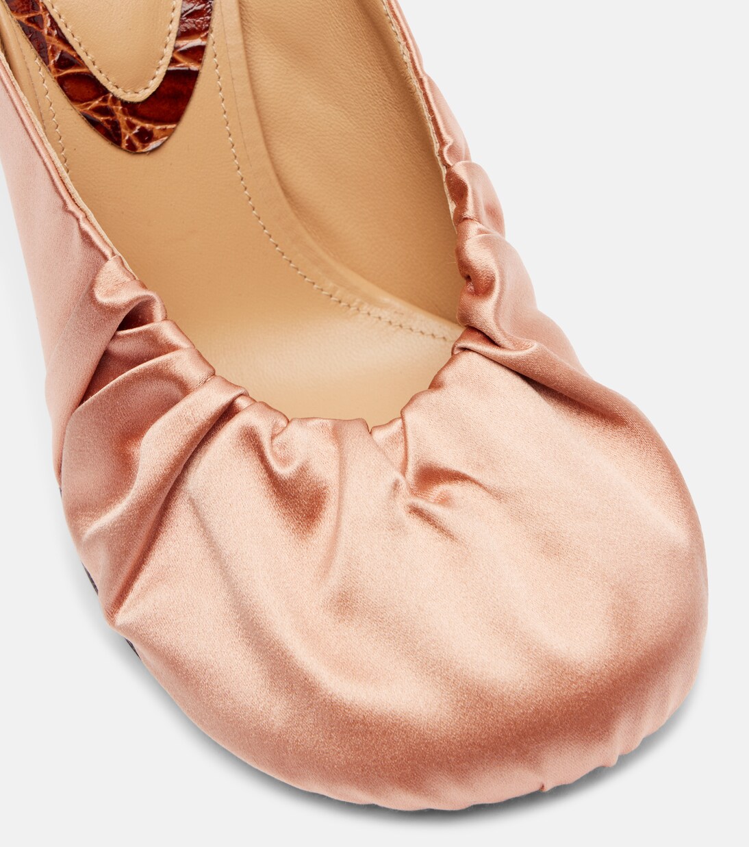 90 satin mules in pink - Dries Van Noten | Mytheresa