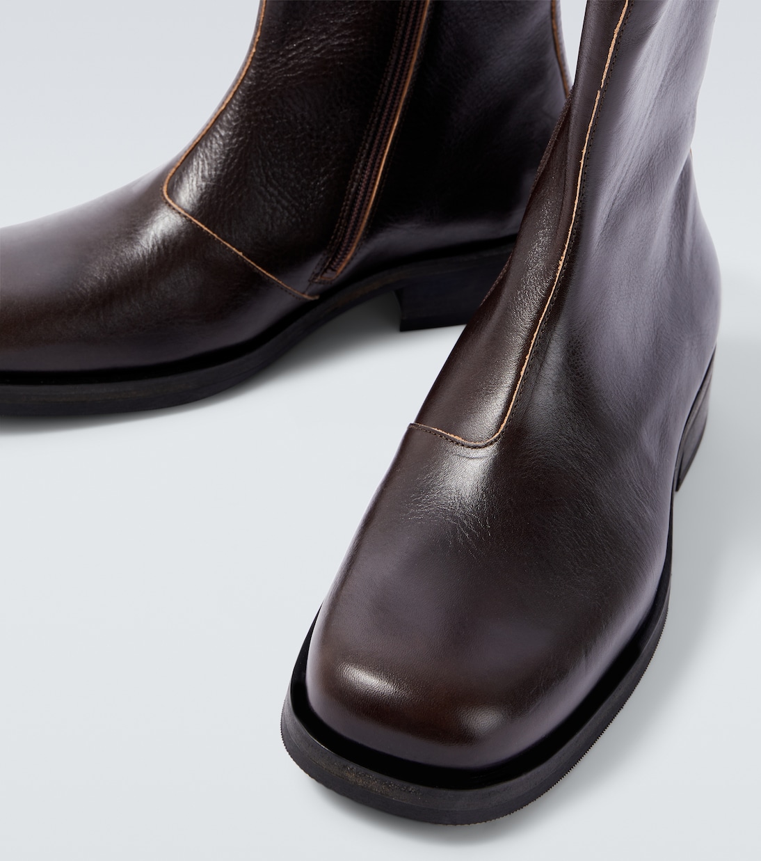Camion leather ankle boots in brown - Our Legacy | Mytheresa