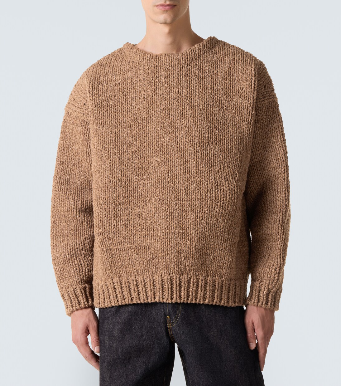 Amplus wool and cashmere sweater in brown - Visvim | Mytheresa