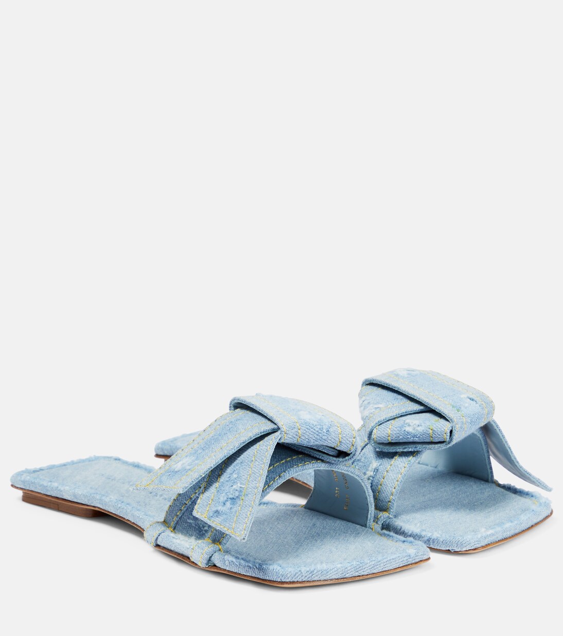 Musubi denim sandals in blue - Acne Studios | Mytheresa