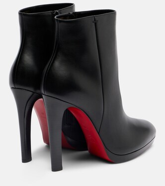 Fannylove 120 leather ankle boots in black - Christian Louboutin