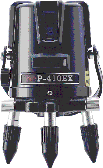 レーザー墨出器 P-410EX｜株式会社マイゾックス:::測量・土木機器から