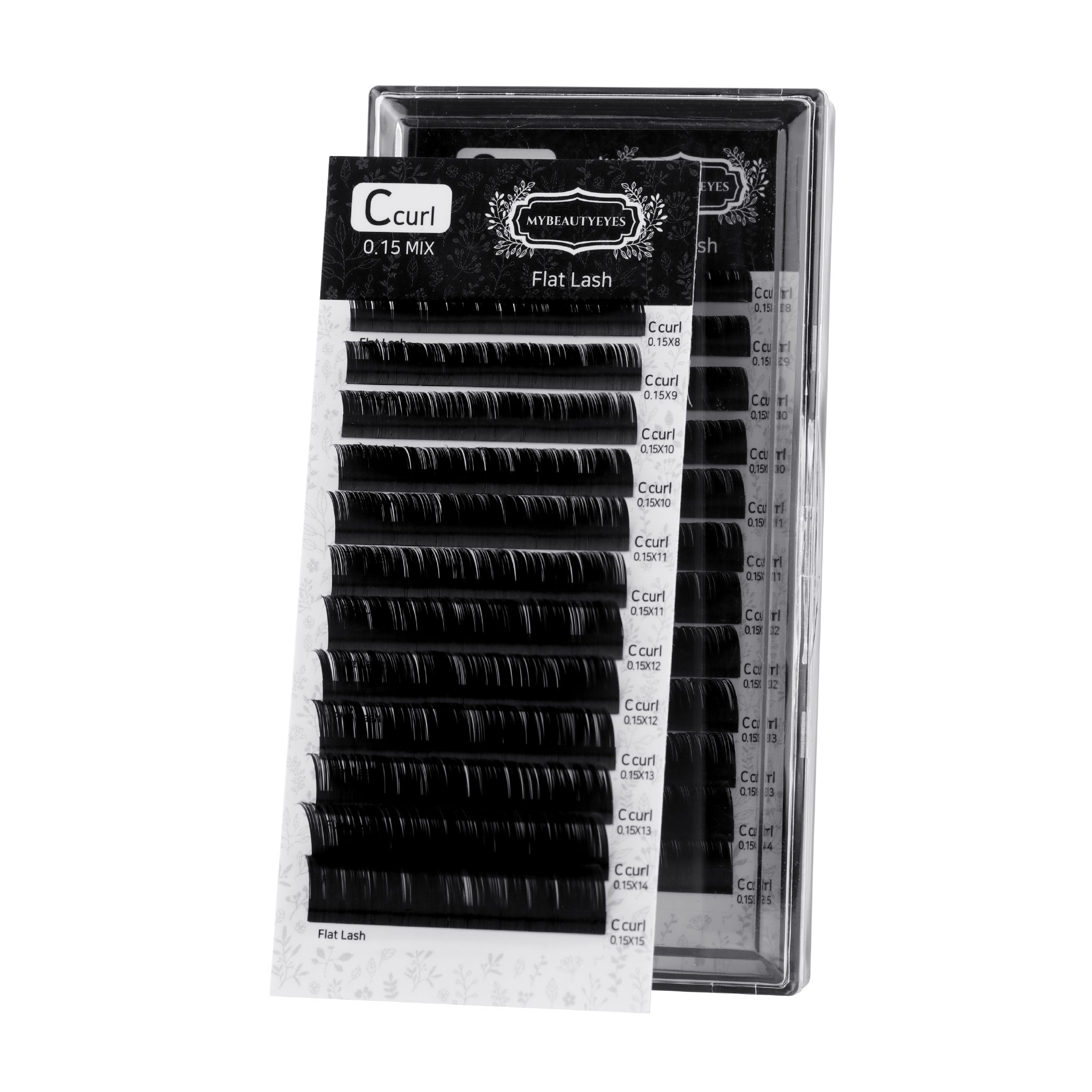 まつげエクステ ラッシュ / フラットラッシュ Cカール / T 0.10~0.20mm