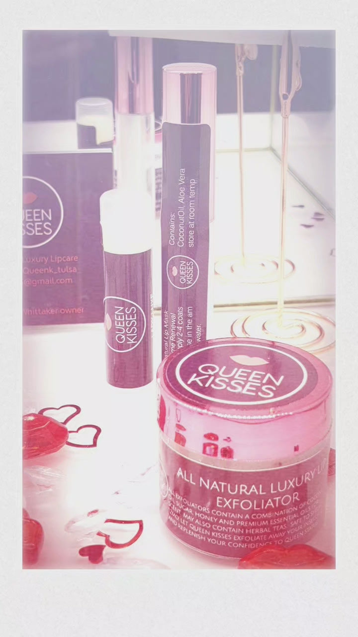 Luxury Lip Restoration Trio – Queen Kisses All Natural Luxury Lipcare